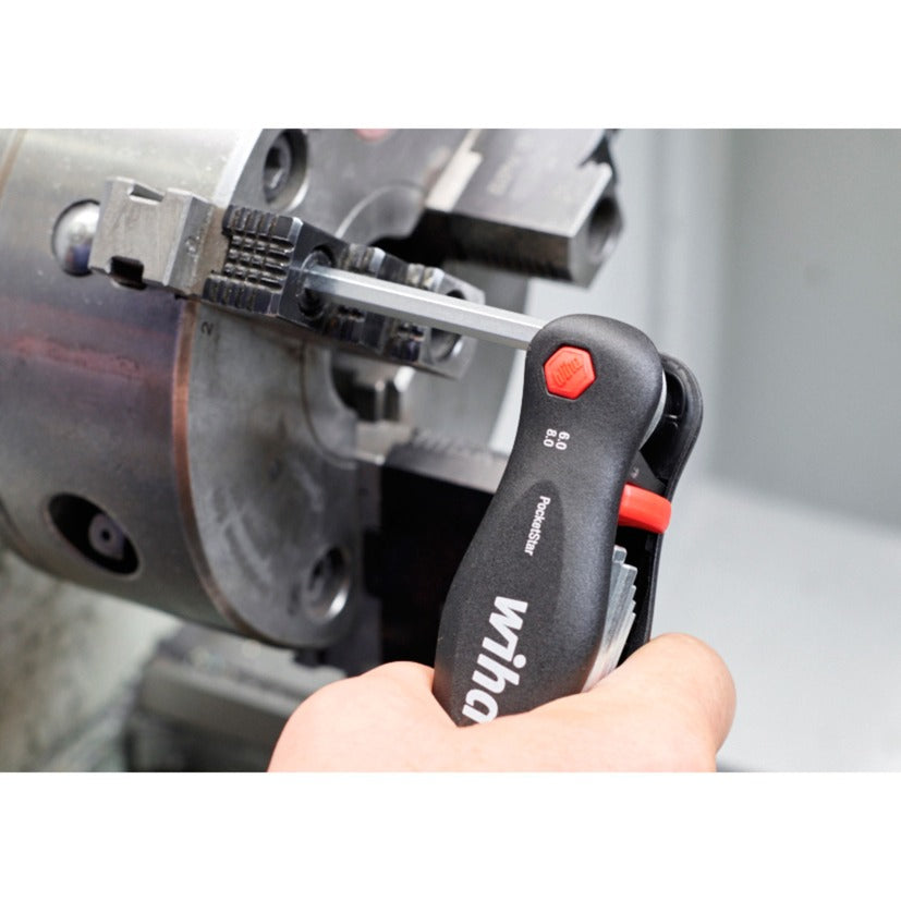 Wiha multitool pocketstar (zwart, 7-delig, sb-versie met euroslot ophanger)