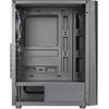 Aerocool delta g-bk-v1 midi tower behuizing (zwart | 3x usb-a | rgb | tempered glass)