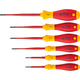 Wiha schroevendraaierset softfinish electric slimfix (rood geel, 6-delig)