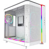 Montech king 95 pro midi tower behuizing (wit | 2x usb-a | 1x usb-c | rgb | tempered glass)
