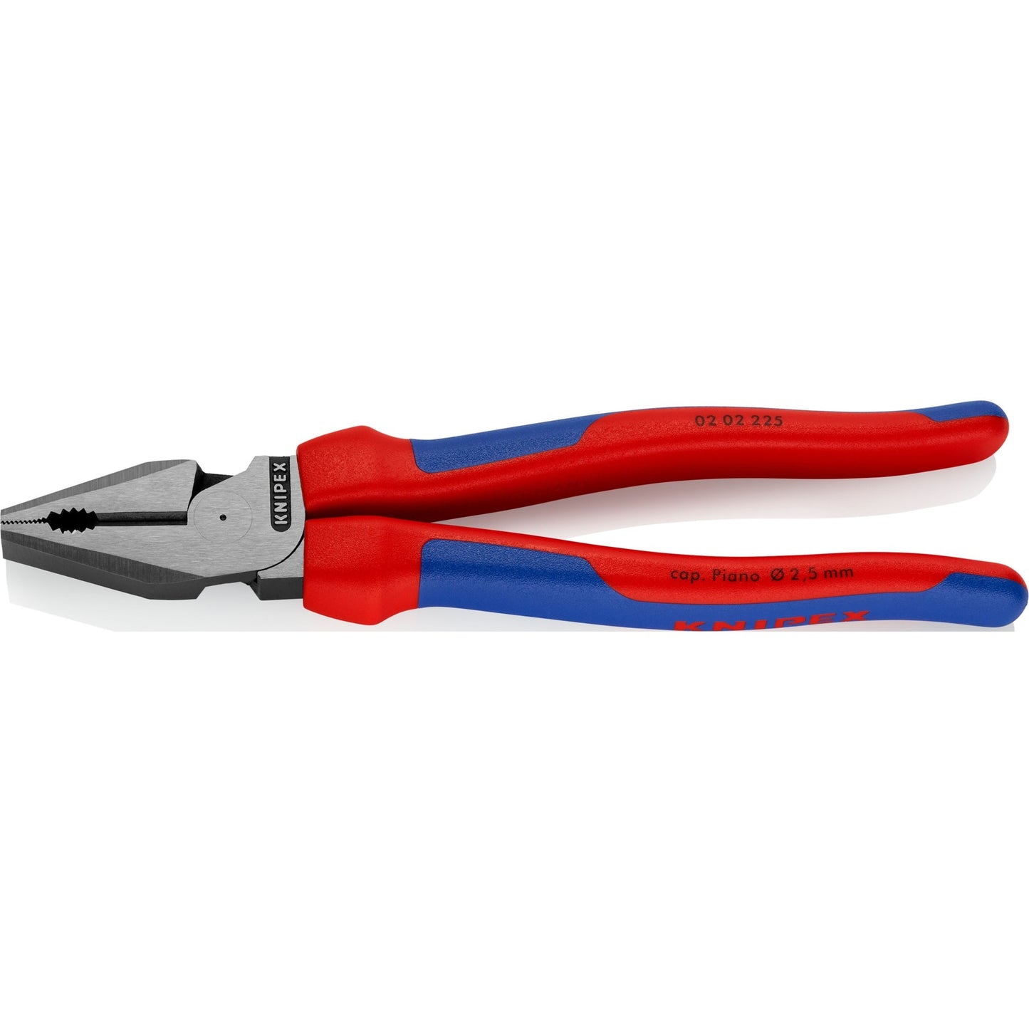 Knipex kracht-kombitang 225 mm combinatietang (rood blauw)