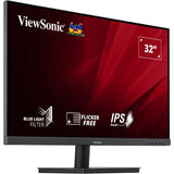 Viewsonic va3209-2k-mhd 31.5 monitor (zwart, 2x hdmi, 1x displayport, sound) - afbeelding 2
