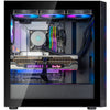 Silverstone fara 514x midi tower behuizing (zwart | 2x usb-a | 1x usb-c | rgb | tempered glass)