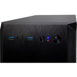 Inter-tech h-606 mini tower behuizing (zwart | 2x usb-a) - afbeelding 9