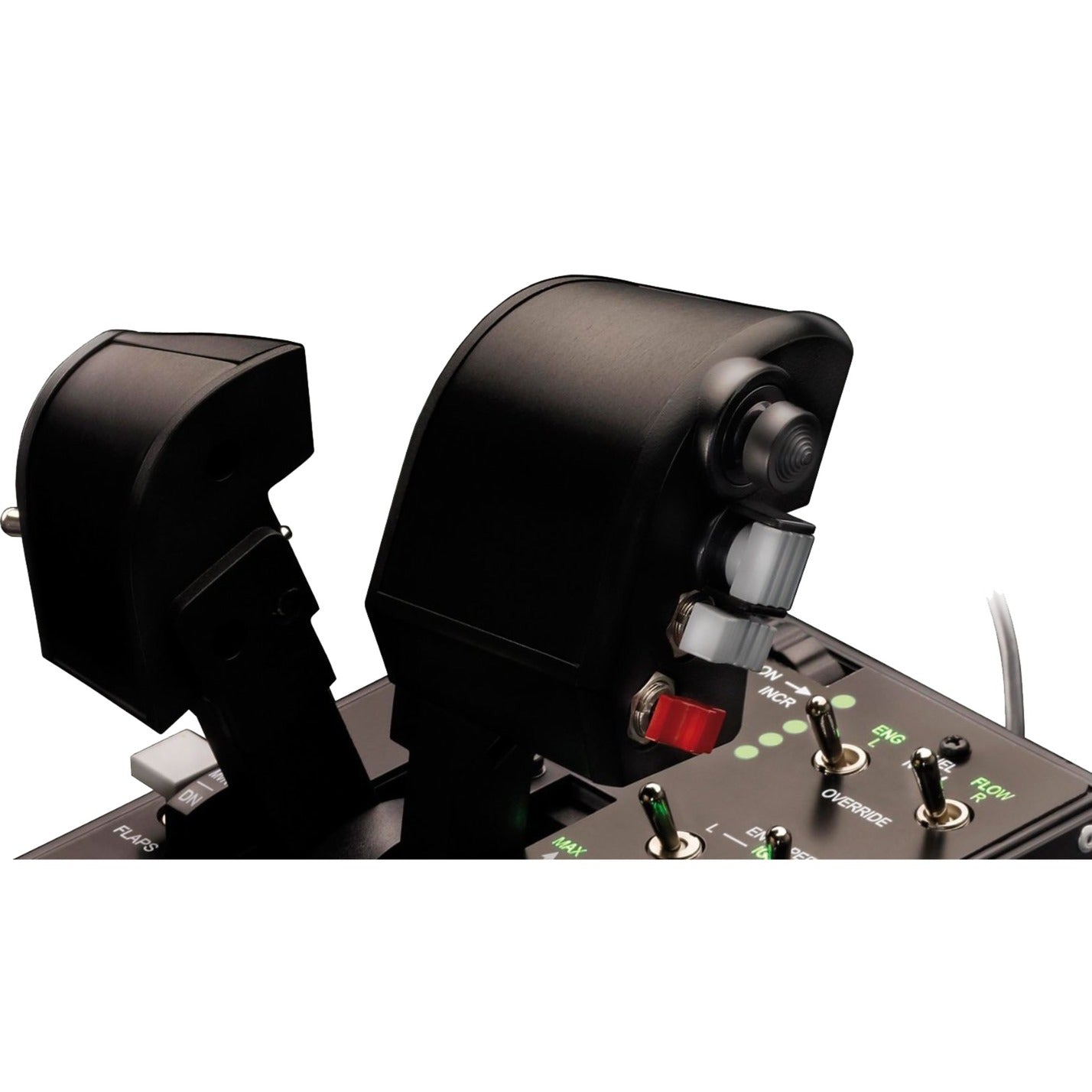 Thrustmaster hotas warthog joystick en throttle gaming hotas (zwart zilver, pc)