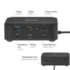 Club 3d 12-1 usb-c® quad displaylink dockingstation (zwart)
