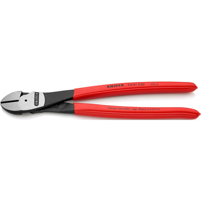 Knipex 74 01 250 kracht-zijsnijtang gepolijst kunststof 250mm