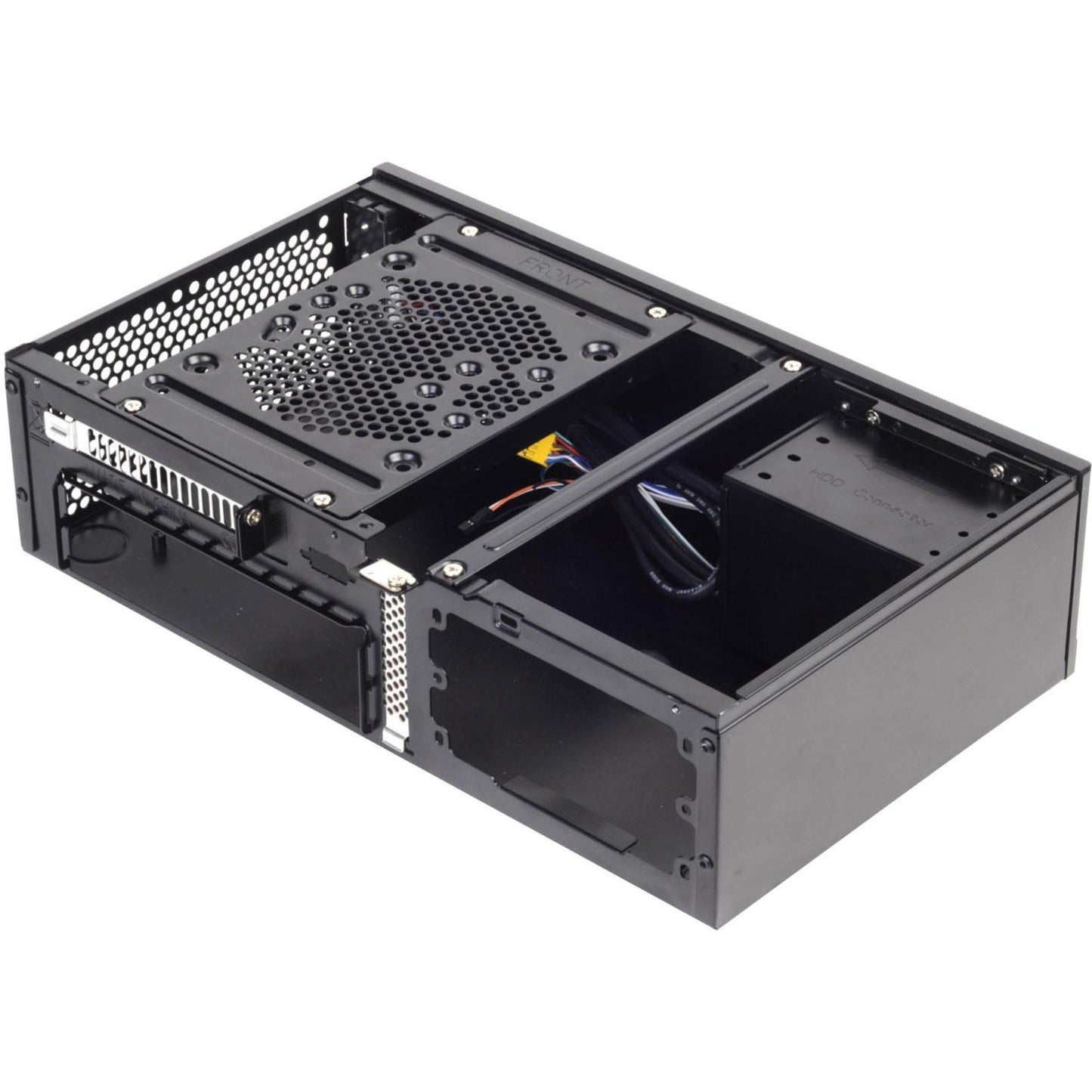 Silverstone milo ml05b htpc behuizing (zwart | 2x usb-a)