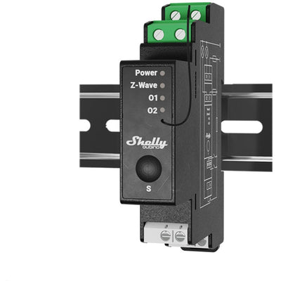 Shelly wave pro 2pm - 2-kanaals repeater - energiebewaking
