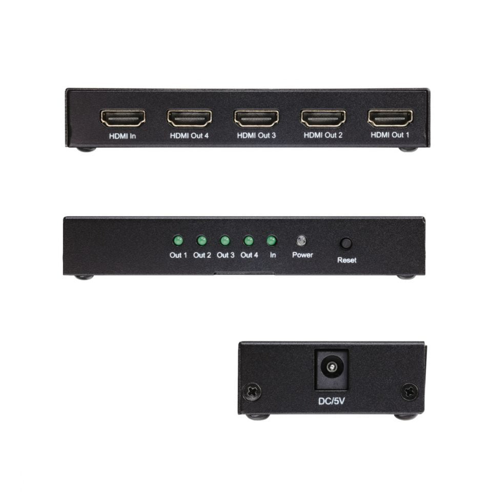 Club 3d hdmi splitter 1x > 4x hdmi 4k 120hz (zwart)