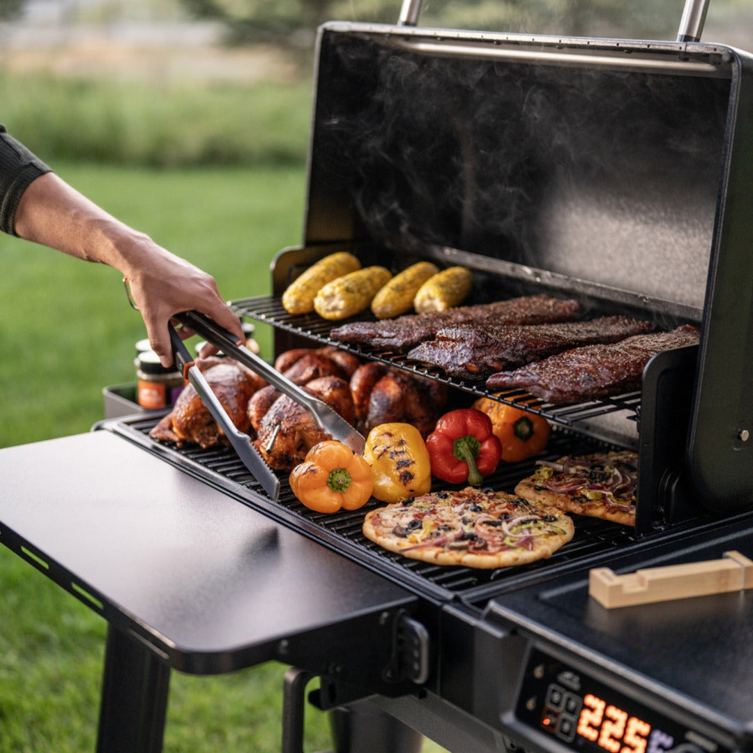 Traeger woodridge pellet barbecue (zwart, wifire)