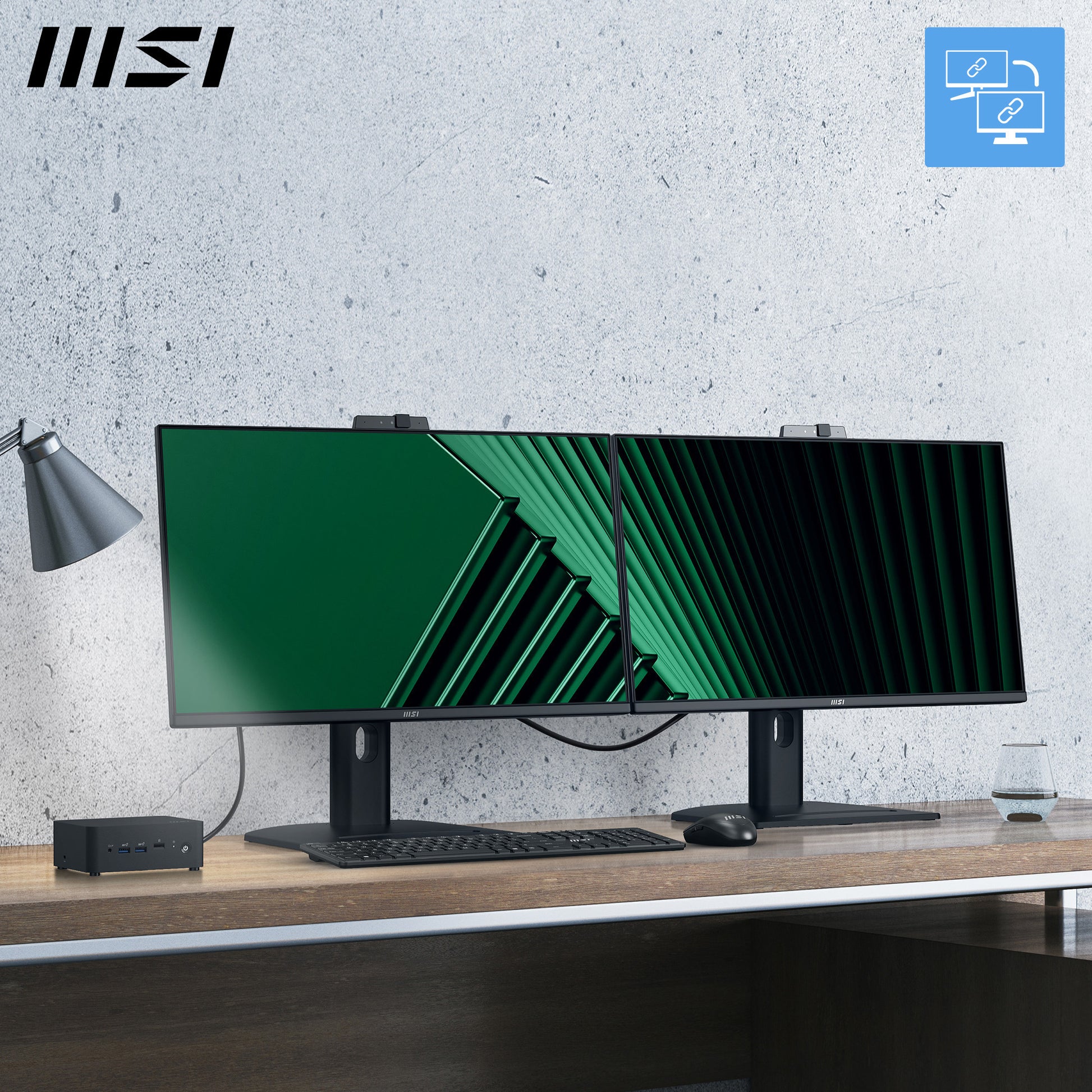 Msi pro mp275qpdg 27 monitor (zwart, 2x hdmi, displayport, 4x usb-a, usb-b, usb-c, rj-45)