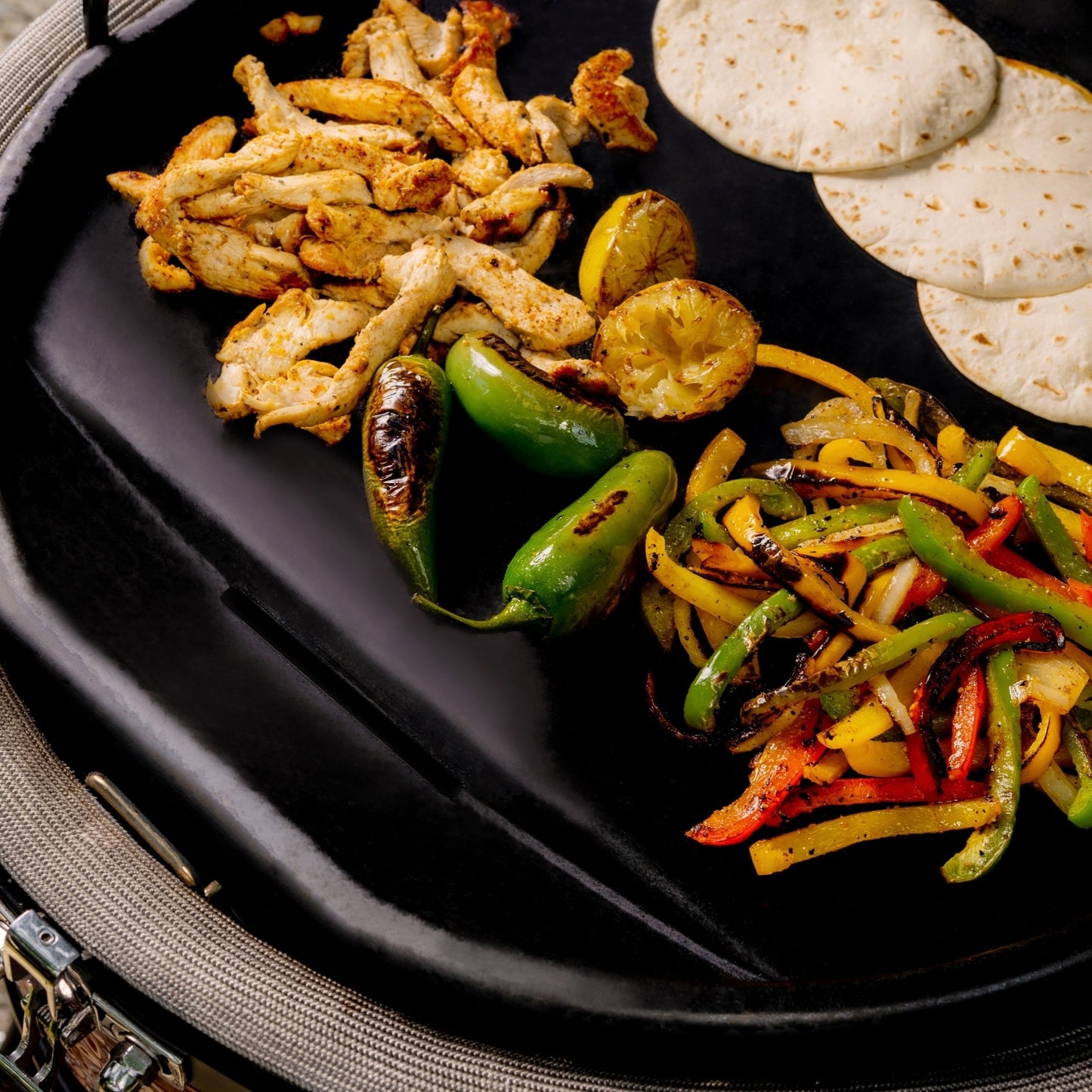 Kamado joe karbon steel griddle grillplaat