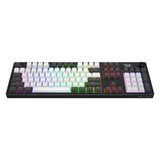 Hator skyfall pro wireless rgb mechanisch gaming toetsenbord (zwart, us lay-out (qwerty), hator aurum vanilla silent, 100%, rgb, double-shot pbt, hot-swap, 2.4ghz bluetooth usb-c) - afbeelding 2