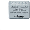 Shelly qubino wave pm mini relais (lichtgrijs wit, 1-kanaals, z-wave)