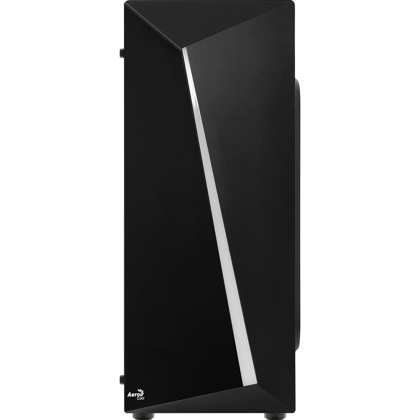 Aerocool shard midi tower behuizing (zwart | 3x usb-a | rgb | window)