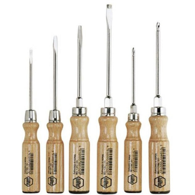 Wiha schroevendraaierset set (bruin, 6-delig)