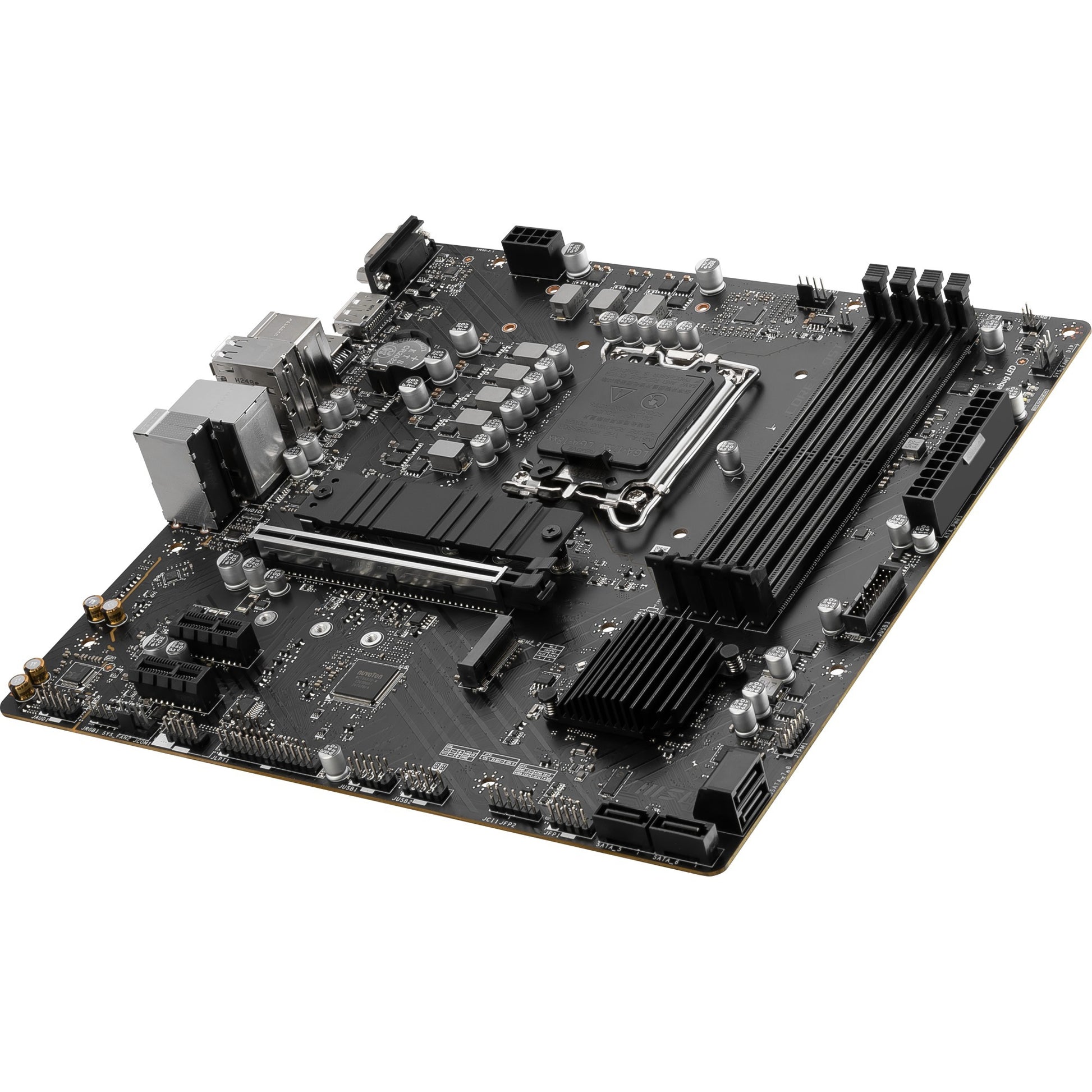 Msi pro b760m-p socket 1700 moederbord (zwart, raid, gb-lan, sound, µatx)