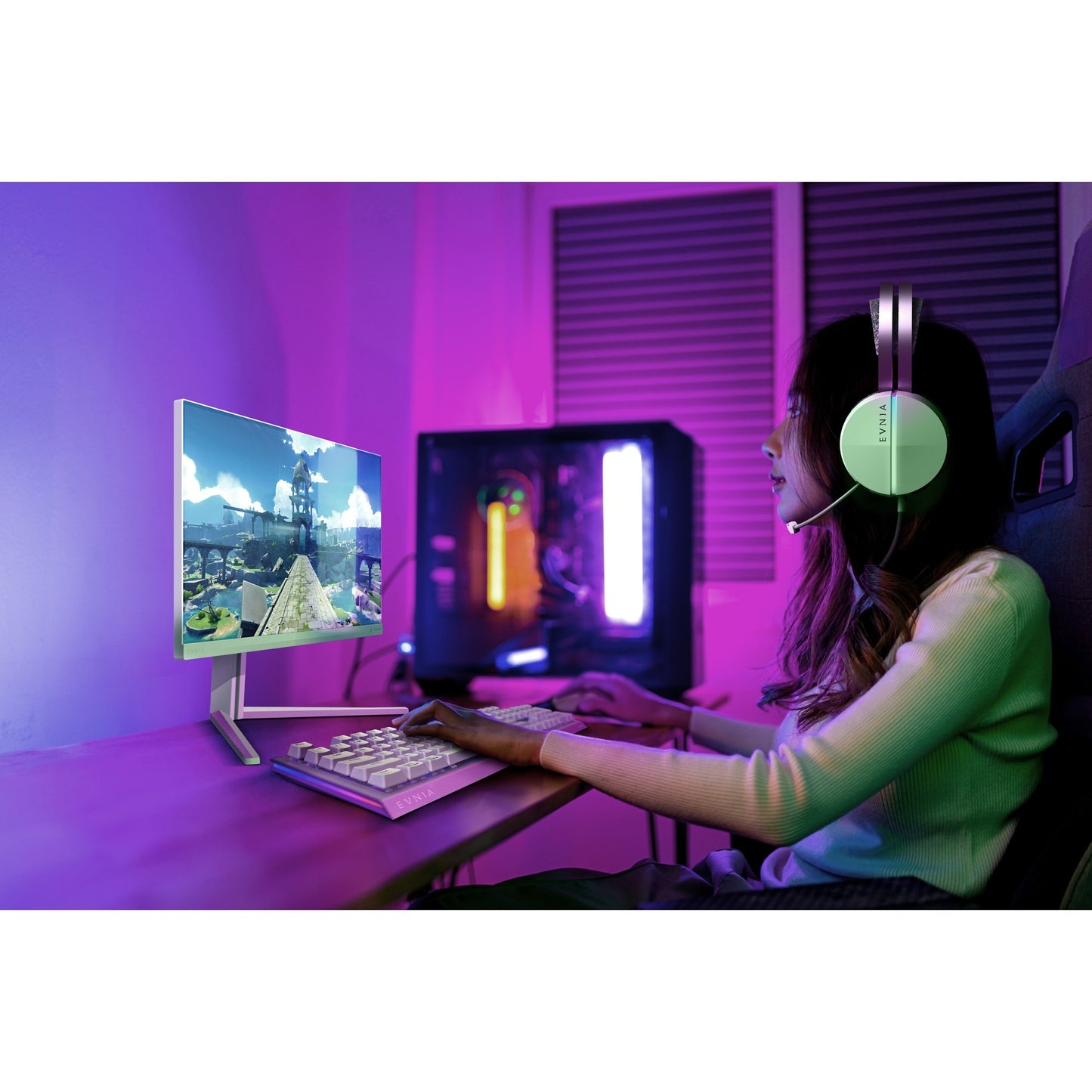 Philips evnia 24m2n3201a 00 23.8 gaming monitor (wit, 2x hdmi, displayport, 180 hz)