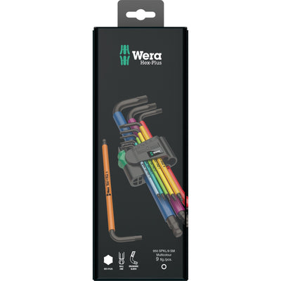 Wera inbussleutelset 950 9 hex-plus multicolour 1 sb (9-delig, 1.5mm tot 10mm)
