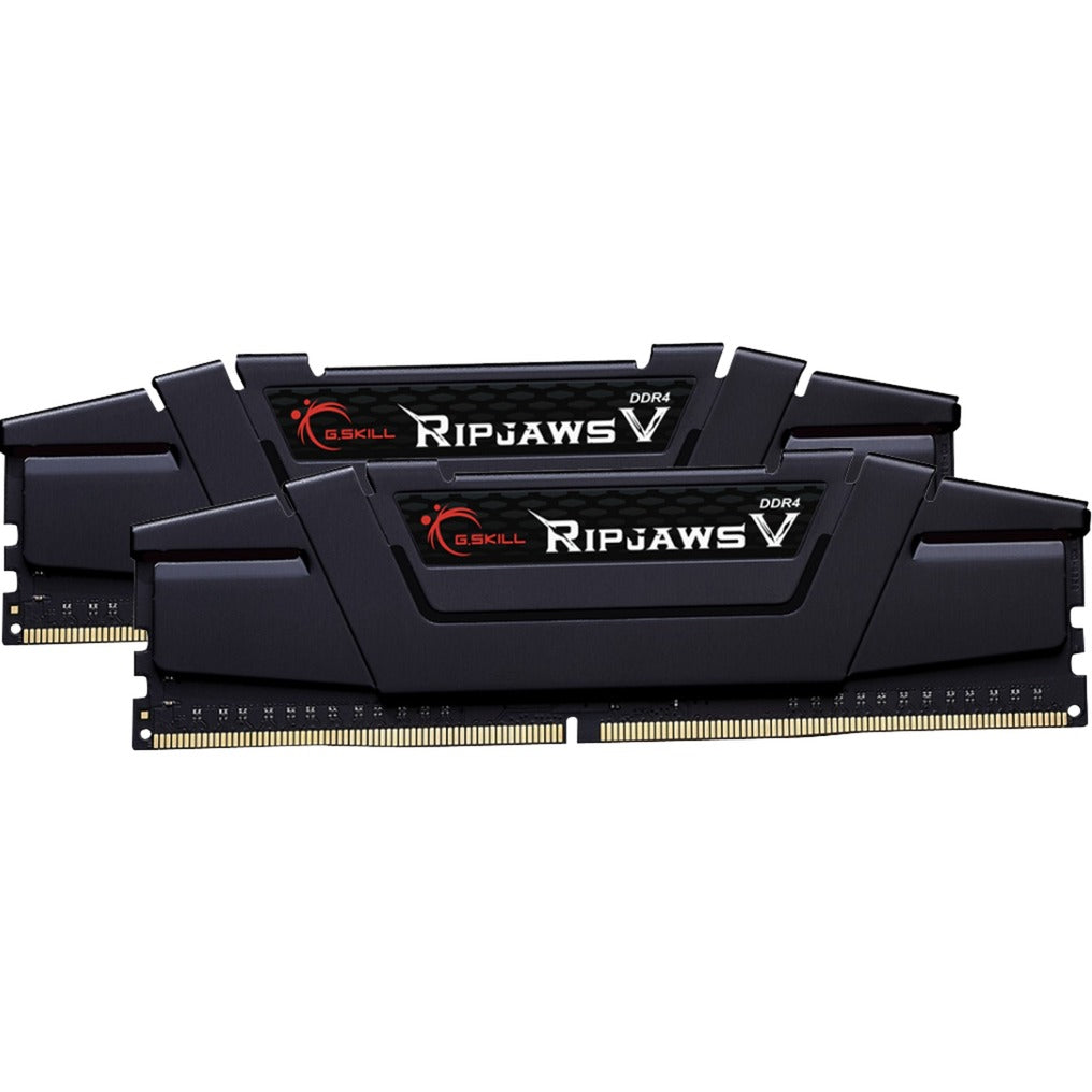 G.skill ripjaws v 16 gb ddr4-3200 (2x 8 gb) werkgeheugen (zwart, f4-3200c16d-16gvkb, xmp 2.0)