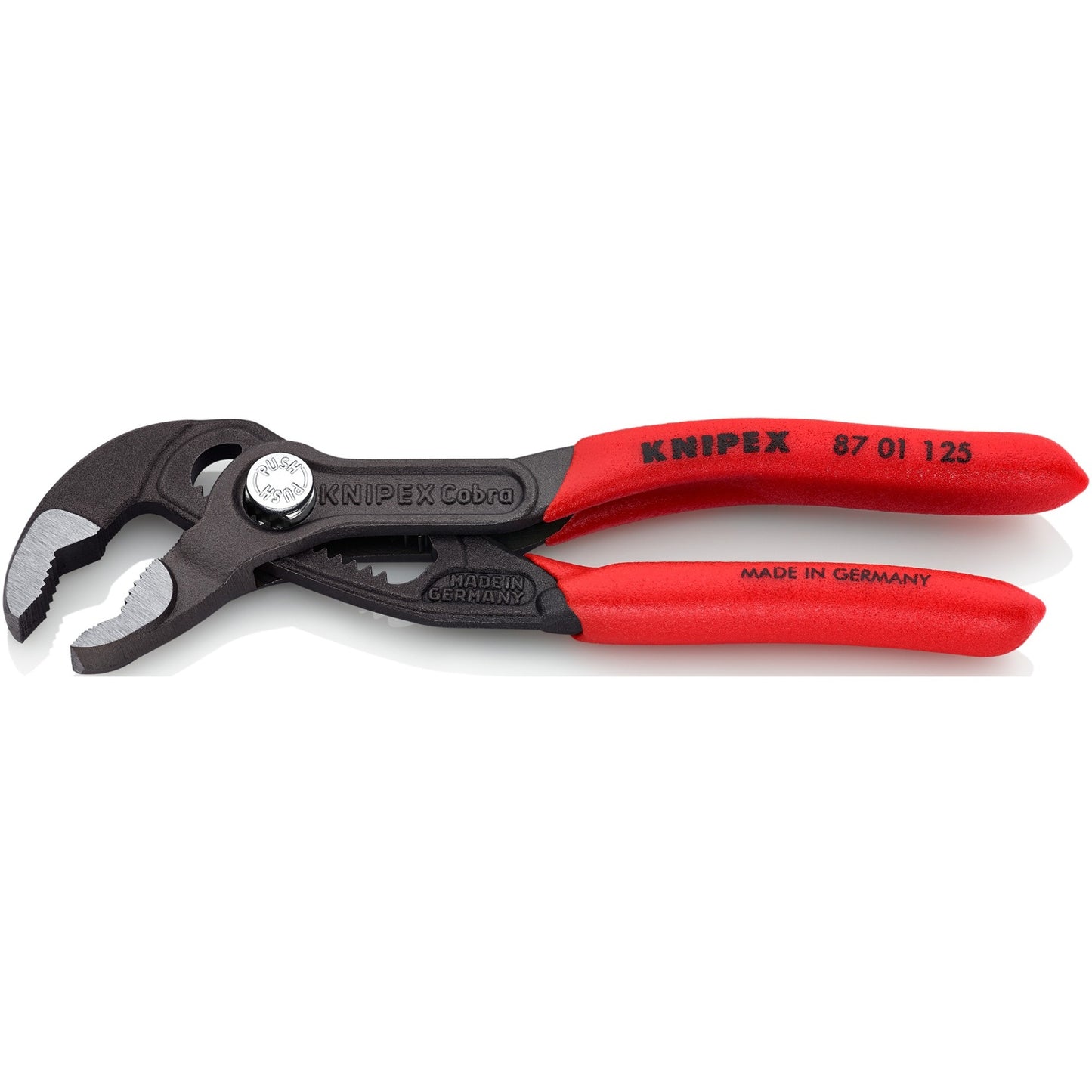 Knipex cobra waterpomptang 8701125 zweedse- waterpomp-tang (rood, 125 mm)