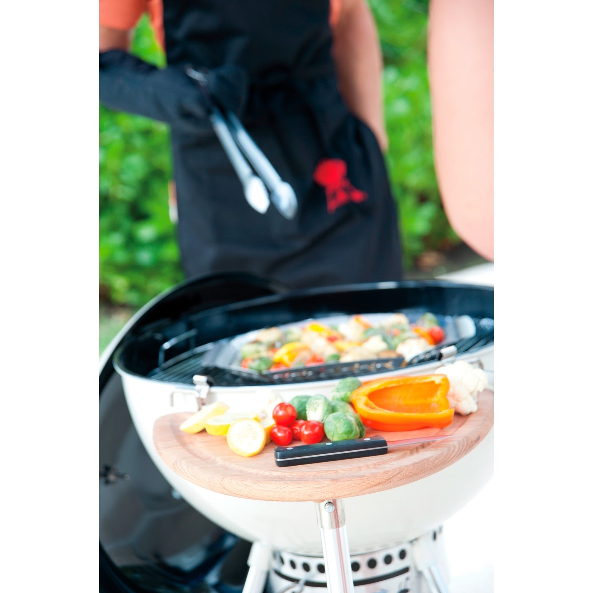 Weber premium grillkorf groentekorf (roestvrij staal)