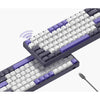 Iqunix f97 lavandin wireless mechanical keyboard (lavendel, us lay-out (qwerty), cherry mx silent red, 96%, rgb leds, hot-swappable, pbt, 2.4ghz | bluetooth 5.1 | usb-c)