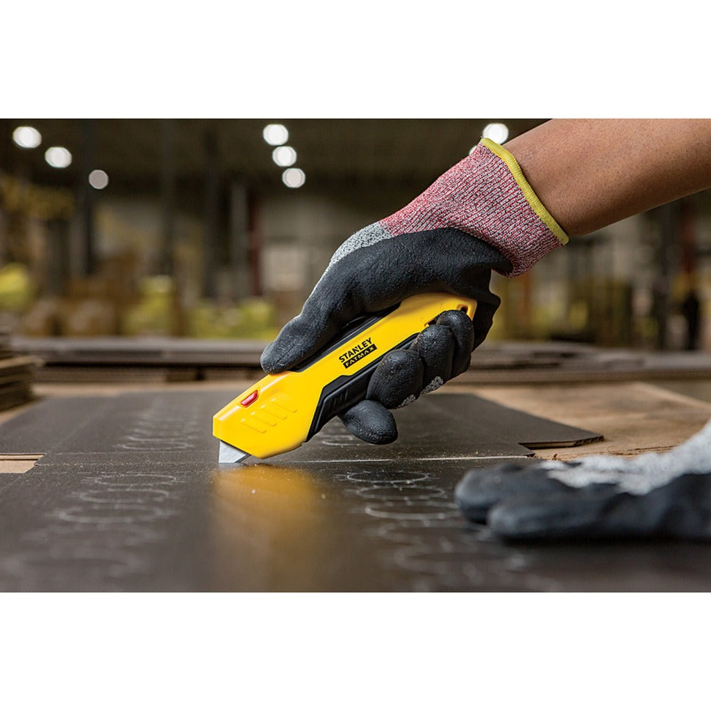 Stanley fatmax veiligheidsmes squeeze bimat mes (geel zwart)