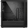 Sharkoon tg6 rgb midi tower behuizing (zwart | 4x usb-a | rgb | tempered glass)