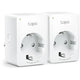 Tp-link tapo p100 mini smart wifi-stopcontact (2 pack) schakel stekkerdoos (wit, 2 stuks)