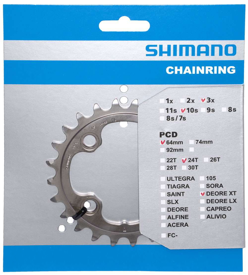 Shimano kettingblad XT 10V 4- arm FCM-780 Y1MM24000 24T