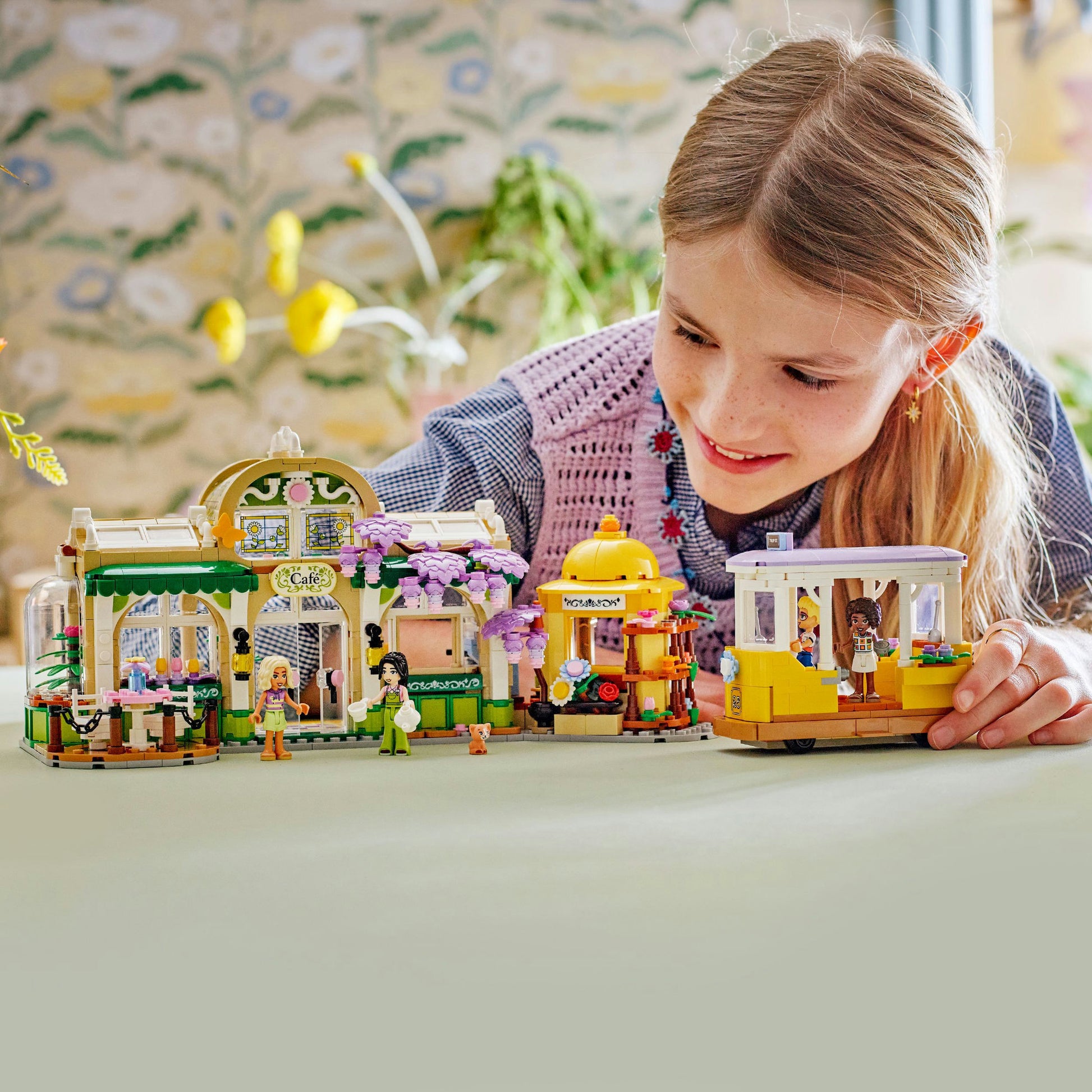 Lego ® friends plantencafé en bloemenwinkel bouwset - 42671