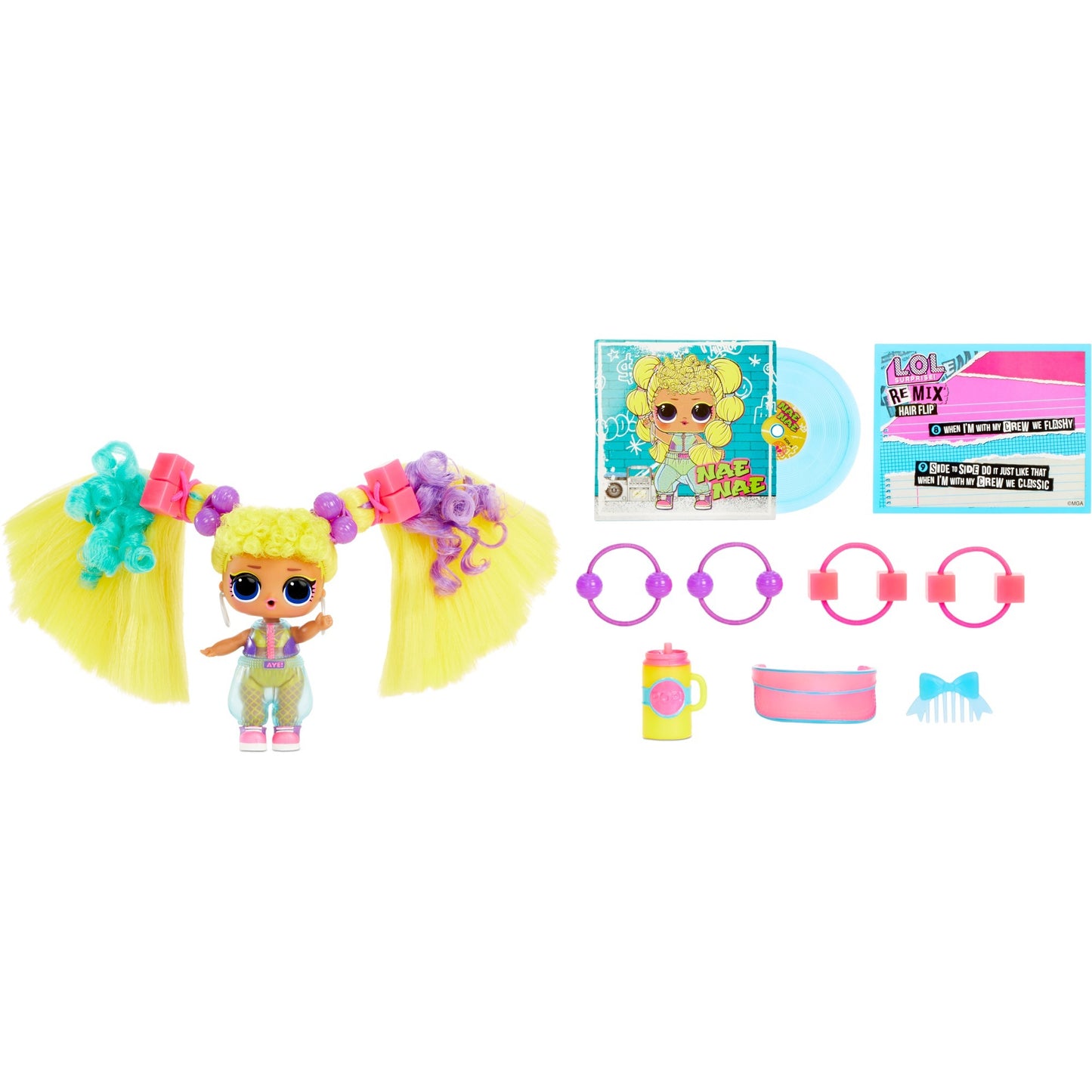 Mga entertainment l.o.l. surprise! - remix hairflip pop (assortiment product)