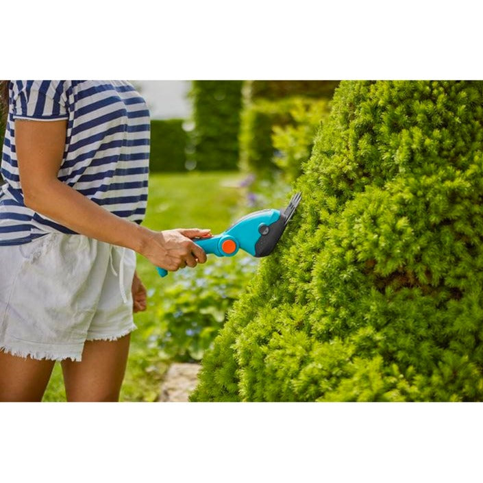 Gardena accugrasschaar comfortcut li (turquoise zwart, li-ion-accu 3,0ah)