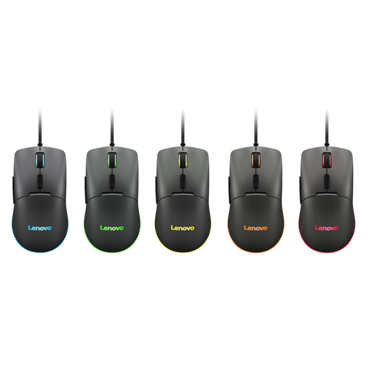 Lenovo m210 rgb-gamingmuis (zwart, 8000 dpi, rgb)