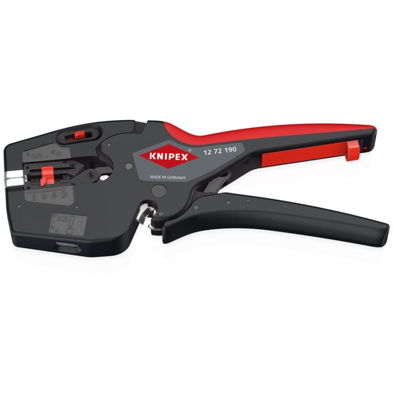 Knipex nexstrip striptang (zwart rood)