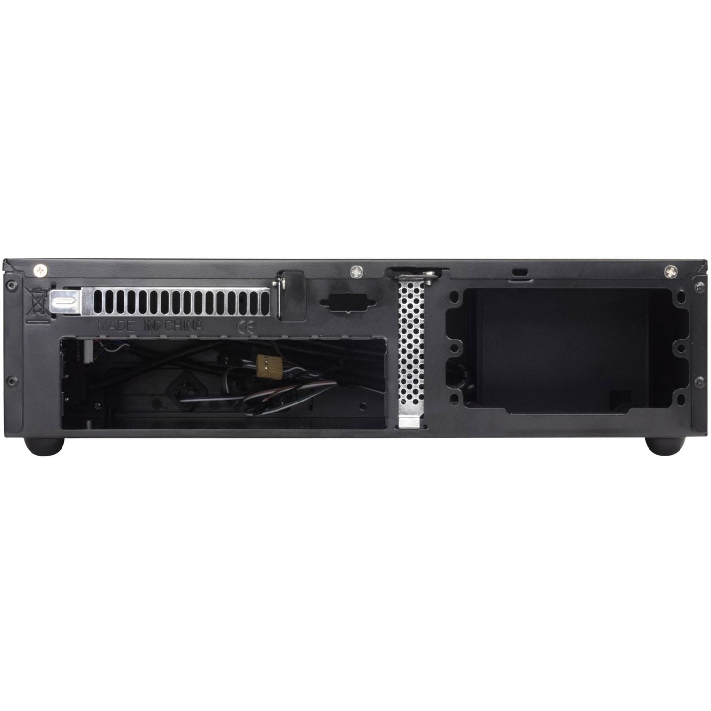 Silverstone milo ml05b htpc behuizing (zwart | 2x usb-a)
