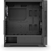Sharkoon s25-w2 argb midi tower behuizing (zwart | 2x usb-a | 1x usb-c | rgb | tempered glass)