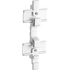 Stanley track wall - connector, 4 stuks koppeling