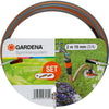 Gardena profi-system aansluitgarnituur kraanstuk (grijs oranje, 2713-20 | voor pipeline of sprinklersystem)