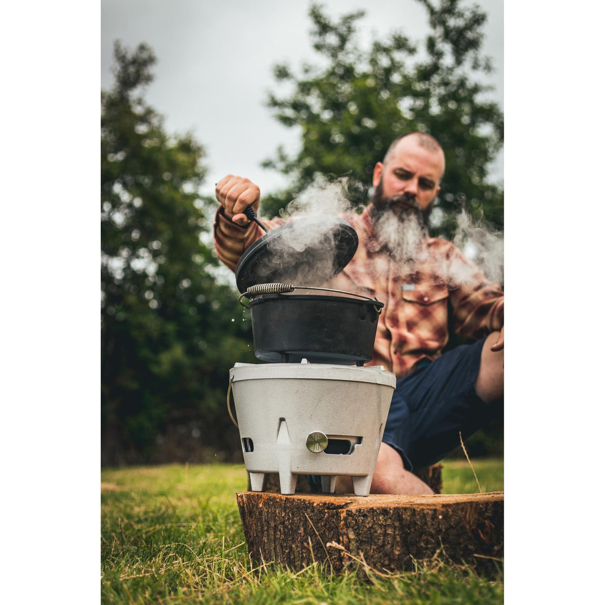 The windmill dutch oven 4,5 qt kookpan (zwart, ø 25.5 cm | 3.8 liter)