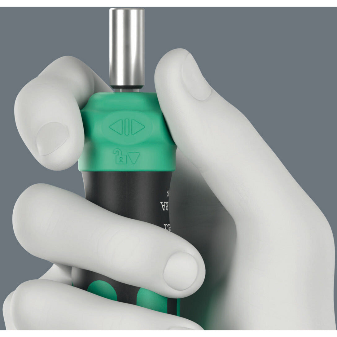 Wera kraftform kompakt 28 ra met etui, 6‑delig bitset (zwart groen)