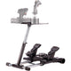 Wheel stand pro deluxe v2 thrustmaster hotas warth houder (zwart, voor thrustmaster hotas warthog, saitek x-55, x52, pro en x65)