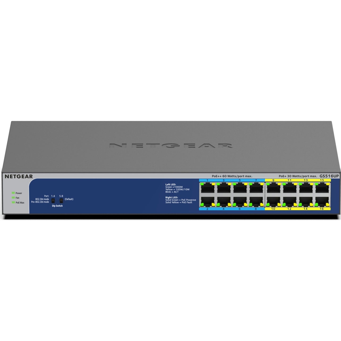 Netgear gs516up switch