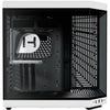 Hyte y70 midi tower behuizing (zwart wit | 2x usb-a | 1x usb-c | tempered glass)