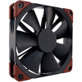 Noctua nf-f12 industrialppc-24v-3000 sp case fan (zwart, 120 x 120 x 25 mm, pwm) - afbeelding 1