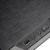 Silverstone sst-gd09b-c htpc behuizing (zwart | 1x usb-a | 1x usb-c)