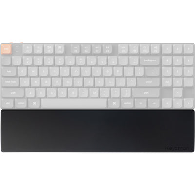 Keychron silicone palm rest voor k1 se k1 pro k1 max k13 pro k13 max k1 v6 polssteun (zwart, low profile)