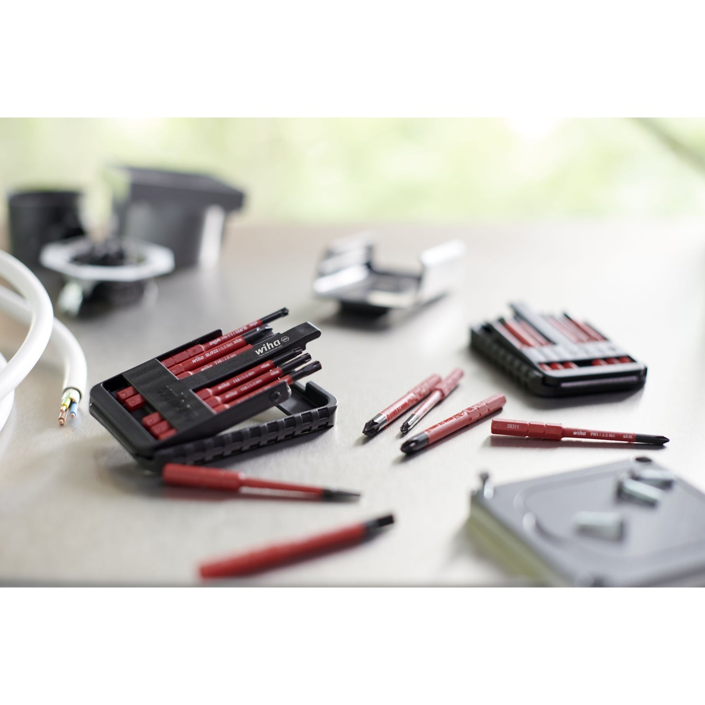 Wiha bit set slimbit electric bitset (rood, 76-delig)